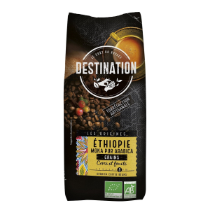 KAWA ZIARNISTA ARABICA 100 % ETIOPIA FAIR FOR LIFE BIO 500 g – DESTINATION