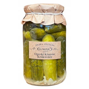 OGÓRKI KISZONE KRÓLEWSKIE 710 g (410 g) – LUNIAK