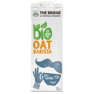 NAPÓJ OWSIANY BARISTA BEZ DODATKU CUKRÓW BIO 1 L – THE BRIDGE