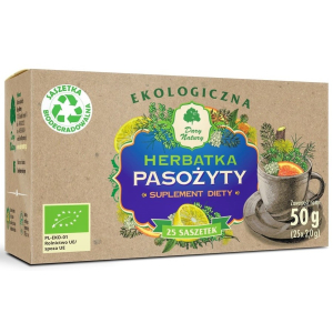 HERBATKA PRZECIW PASOŻYTOM BIO (25 x 2 g) 50 g – DARY NATURY