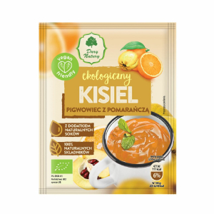 KISIEL INSTANT PIGWOWIEC Z POMARAŃCZĄ BEZGLUTENOWY BIO 30 g – DARY NATURY