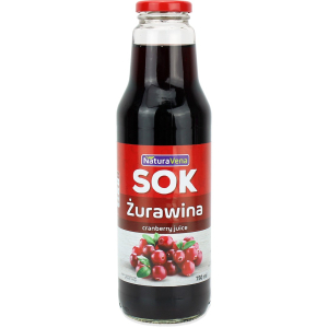 SOK Z ŻURAWINY 750 ml – NATURAVENA