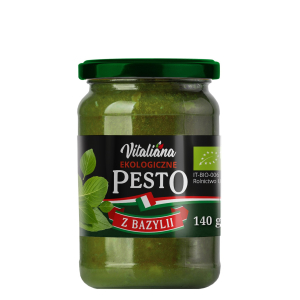 PESTO ZIELONE Z BAZYLII BIO 140 g – VITALIANA