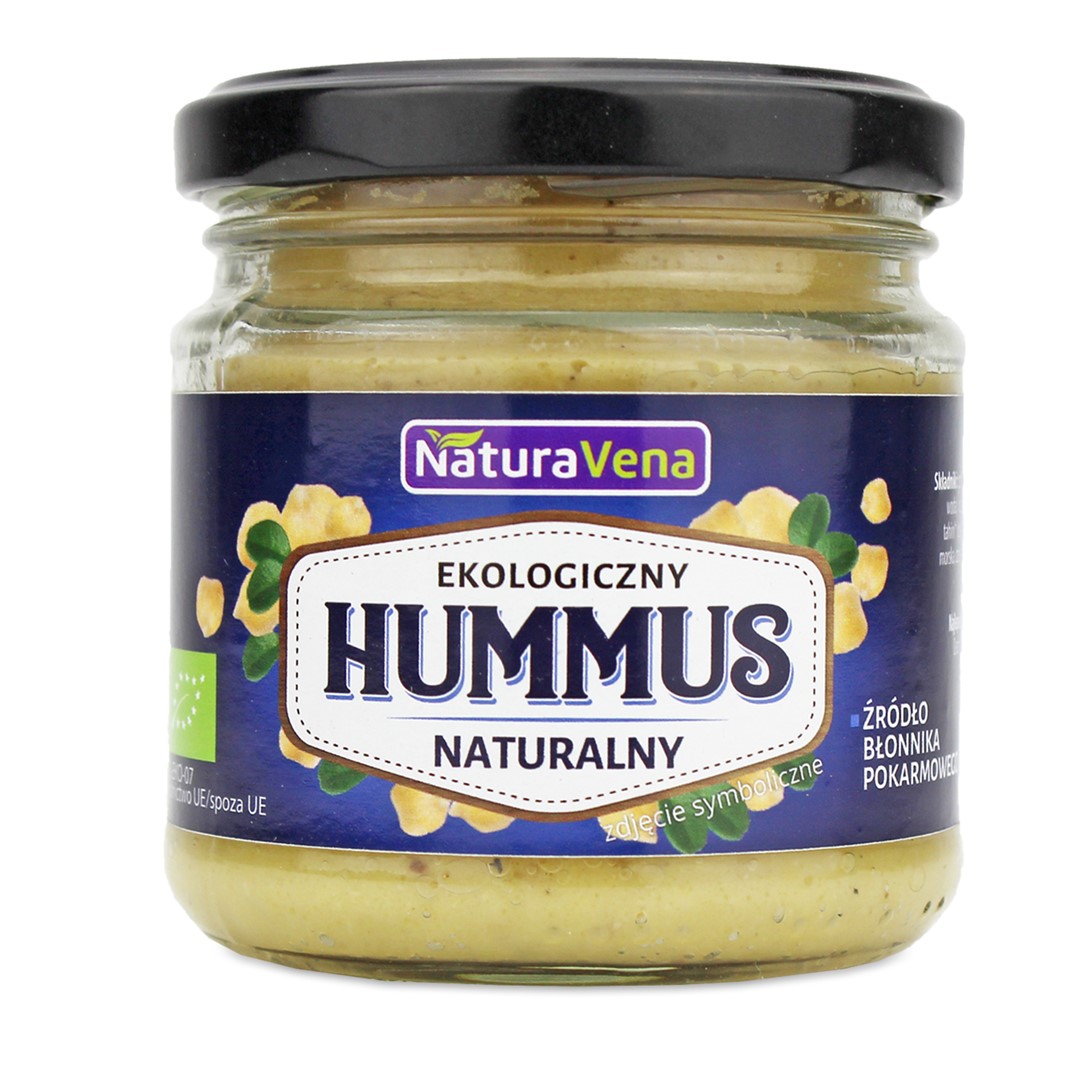 HUMMUS NATURALNY BIO 185 g - NATURAVENA - obrazek 2