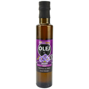 OLEJ LNIANY TŁOCZONY NA ZIMNO 250 ml – NATURAVENA