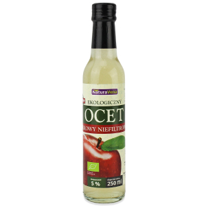 OCET JABŁKOWY 5 % NIEFILTROWANY  BIO 250 ml – NATURAVENA
