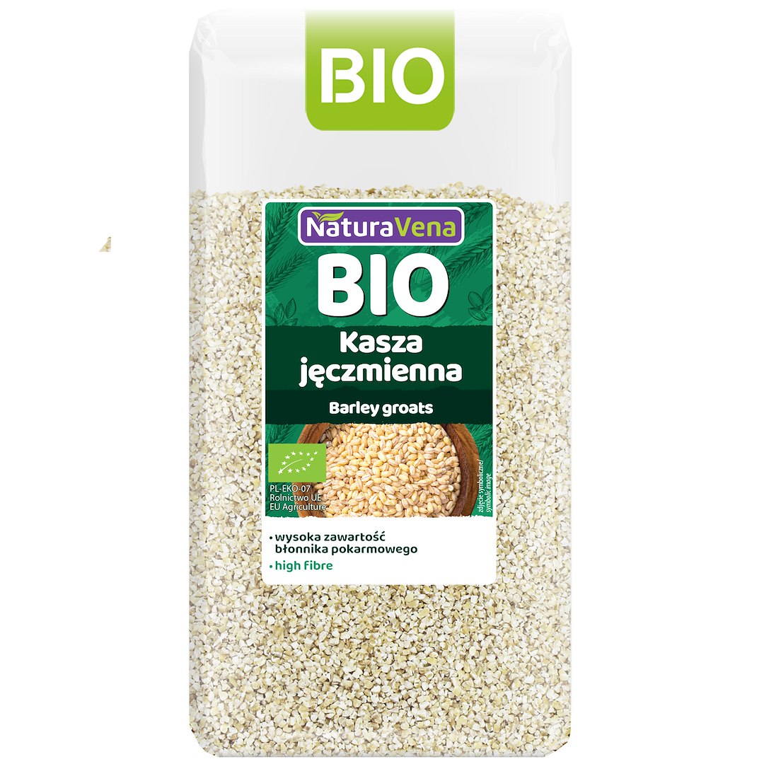 KASZA JĘCZMIENNA BIO 400 g - NATURAVENA - obrazek 2