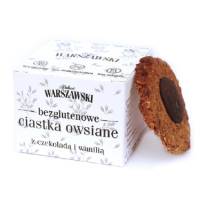 CIASTKA OWSIANE Z CZEKOLADĄ I WANILIĄ BEZGLUTENOWE 150 g – WARSZAWSKI