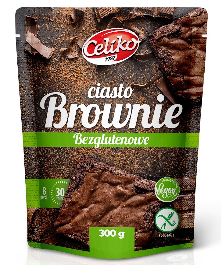 MIESZANKA NA BROWNIE BEZGLUTENOWA 300 g - CELIKO - obrazek 2