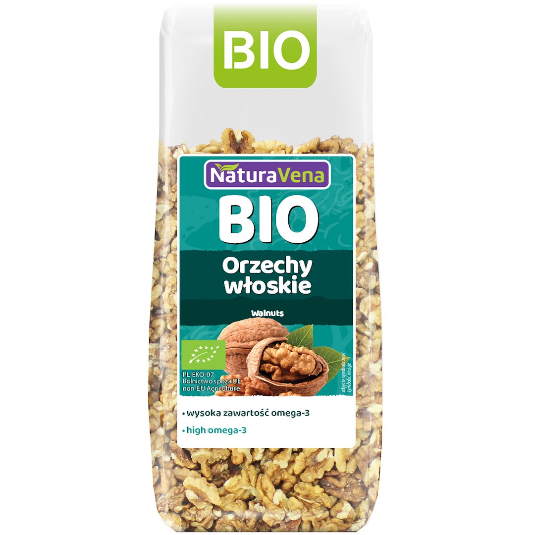 ORZECHY WŁOSKIE BIO 100 g - NATURAVENA - obrazek 2