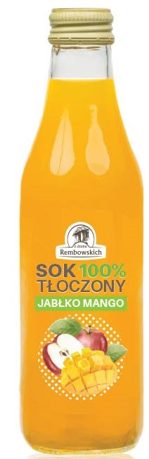 SOK JABŁKOWY Z MANGO NFC 250 ml - REMBOWSCY - obrazek 2