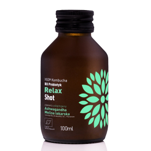 SHOT KOMBUCHA PROBIOTYK RELAX BEZGLUTENOWY BIO 100 ml – VIGO