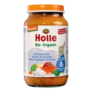 WARZYWA Z RYŻEM BEZ DODATKU CUKRÓW OD 8 MIESIĄCA DEMETER BIO 220 g (SŁOIK) – HOLLE