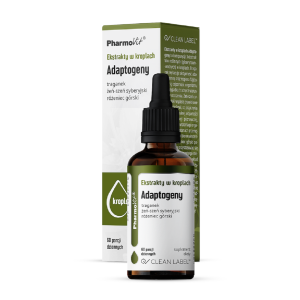 EKSTRAKTY W KROPLACH ADAPTOGENY BEZGLUTENOWE 30 ml – PHARMOVIT (CLEAN LABEL)