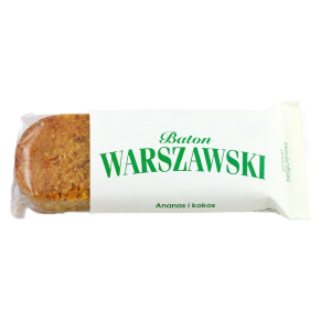 BATON ANANAS I KOKOS BEZGLUTENOWY 50 g – WARSZAWSKI