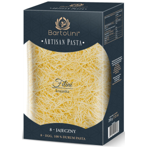 MAKARON (8-JAJECZNY SEMOLINOWY) KRAJANKA ŚREDNIA 200 g – BARTOLINI (ARTISAN PASTA)