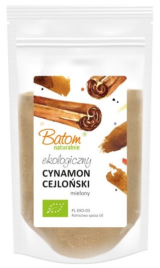 CYNAMON CEJLOŃSKI MIELONY BIO 125 g - BATOM - obrazek 2