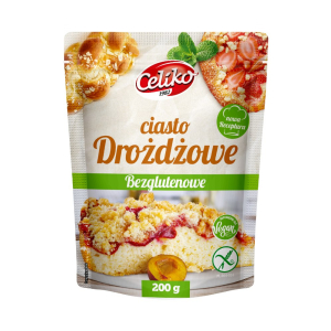 MIESZANKA DO WYPIEKU CIASTA DROŻDŻOWEGO BEZGLUTENOWA 200 g – CELIKO