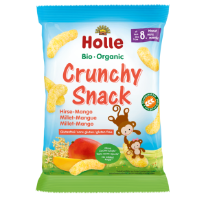 CHRUPKI JAGLANE O SMAKU MANGO BEZ DODATKU CUKRÓW BEZGLUTENOWE OD 8 MIESIĄCA BIO 25 g – HOLLE