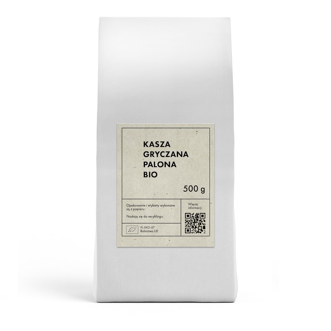 KASZA GRYCZANA PALONA BIO 500 g - THE PLANET - obrazek 2