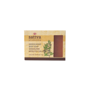 MYDŁO W KOSTCE DO CIAŁA DRZEWO SANDAŁOWE 125 g – SATTVA (AYURVEDA)
