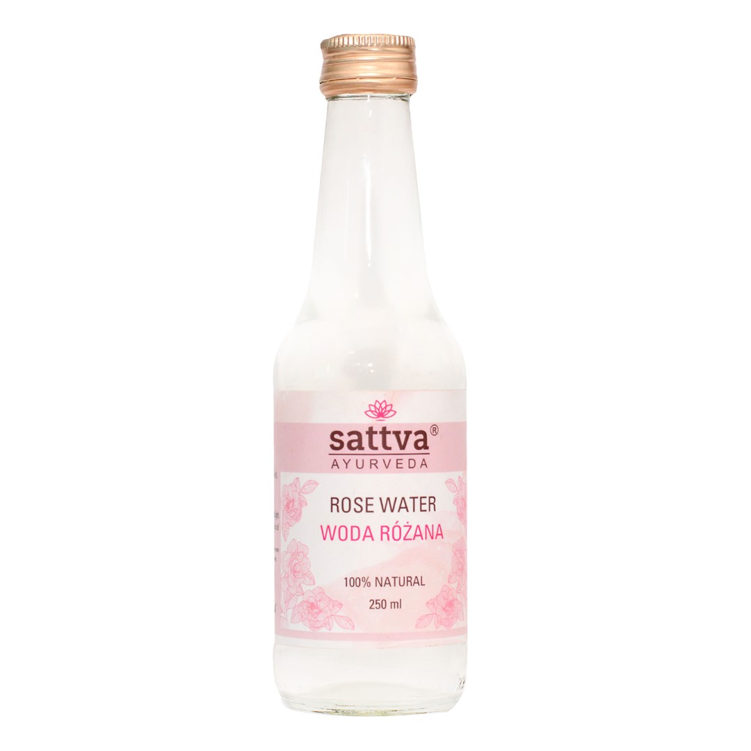 WODA RÓŻANA KOSMETYCZNA 250 ml - SATTVA (AYURVEDA) - obrazek 2