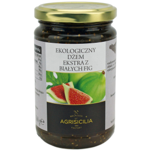 DŻEM EKSTRA Z BIAŁYCH FIG BIO 360 g – AGRISICILIA