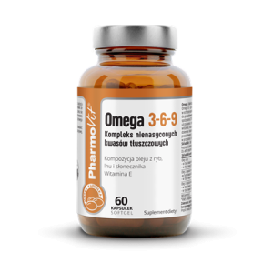 OMEGA 3-6-9 BEZGLUTENOWE 60 KAPSUŁEK – PHARMOVIT (CLEAN LABEL)