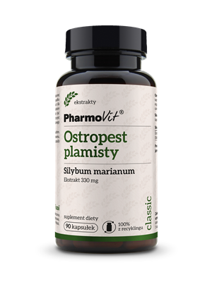 OSTROPEST PLAMISTY EKSTRAKT (330 mg) BEZGLUTENOWY 90 KAPSUŁEK - PHARMOVIT (CLASSIC) - obrazek 2