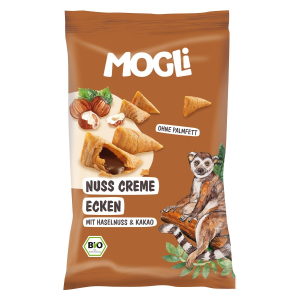 ROŻKI Z KREMEM ORZECHOWO – KAKAOWYM BEZGLUTENOWE BIO 30 g – MOGLI