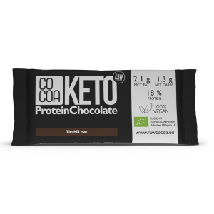 CZEKOLADA PROTEINOWA O SMAKU TIRAMISU KETO BIO 40 g – COCOA