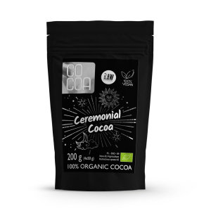 KAKAO CEREMONIALNE – TABLICZKI GORZKIE 100 % KAKAO BIO (4 x 50 g) 200 g – COCOA
