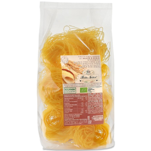 MAKARON (KUKURYDZIANO – RYŻOWY) GNIAZDA BEZGLUTENOWY BIO 250 g – PASTA NATURA