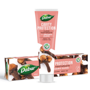 PASTA DO ZĘBÓW PRZECIWPRÓCHNICZA Z GOŹDZIKIEM BEZ FLUORU 100 ml – DABUR