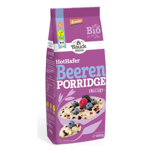 OWSIANKA Z OWOCAMI LEŚNYMI BEZ DODATKU CUKRÓW BEZGLUTENOWA DEMETER BIO 400 g – BAUCK MUHLE