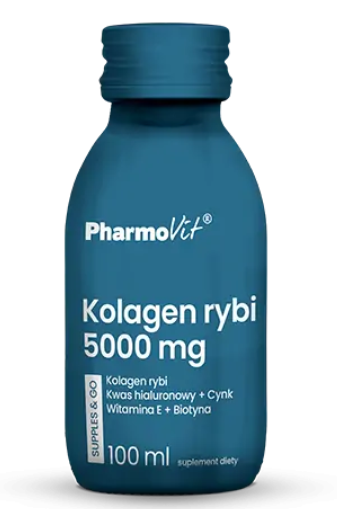SHOT KOLAGEN RYBI (5 000 mg) BEZGLUTENOWY 100 ml - PHARMOVIT (SUPPLES & GO) - obrazek 2