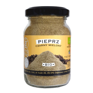 PIEPRZ CZARNY MIELONY BEZGLUTENOWY BIO 100 g – PIĘĆ PRZEMIAN