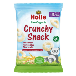 CHRUPKI RYŻ – SOCZEWICA BEZ DODATKU CUKRÓW BEZGLUTENOWE OD 8 MIESIĄCA BIO 25 g – HOLLE
