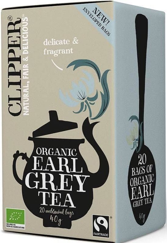 HERBATA CZARNA EARL GREY FAIR TRADE BIO (20 x 2 g) 40 g - CLIPPER - obrazek 2