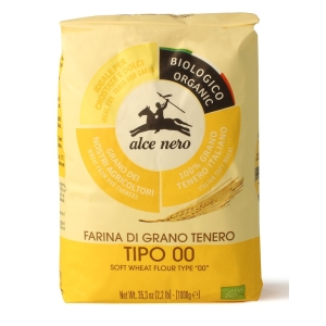 MĄKA PSZENNA TYP 00  DO SŁODKICH WYPIEKÓW BIO 1 kg – ALCE NERO