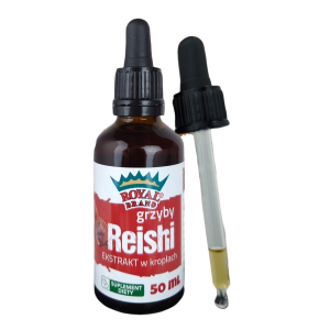 GRZYBY REISHI EKSTRAKT W KROPLACH 50 ml – ROYAL BRAND