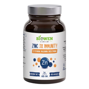CYNK (15 mg) 3X IMMUNITY BEZGLUTENOWY 100 KAPSUŁEK – BIOWEN