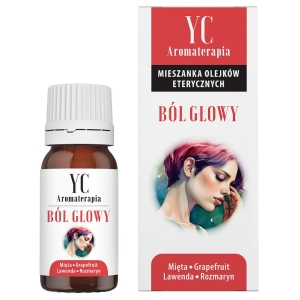 OLEJEK ETERYCZNY MIX NA BÓL GŁOWY 10 ml – YOUR CANDLE