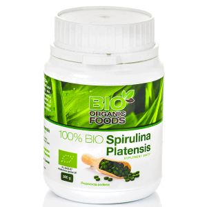 SPIRULINA PLATENSIS BIO (250 mg) 1200 TABLETEK – BIO ORGANIC FOODS