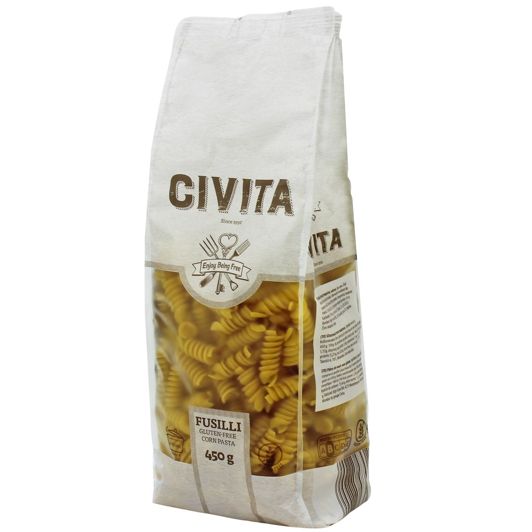 MAKARON (KUKURYDZIANY) ŚWIDERKI BEZGLUTENOWY 450 g - CIVITA - obrazek 2