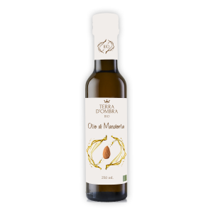 OLEJ MIGDAŁOWY TŁOCZONY NA ZIMNO BIO 250 ml – TERRA D’OMBRA