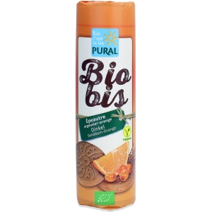 CIASTKA MARKIZY ORKISZOWE Z KREMEM ROKITNIK – POMARAŃCZA BIO 300 g – PURAL (BIO BIS)