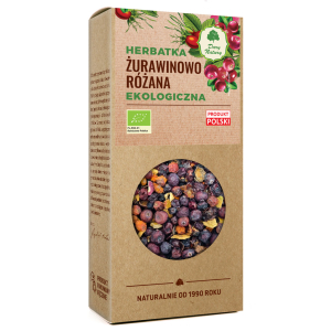 HERBATKA ŻURAWINOWO – RÓŻANA BIO 100 g – DARY NATURY