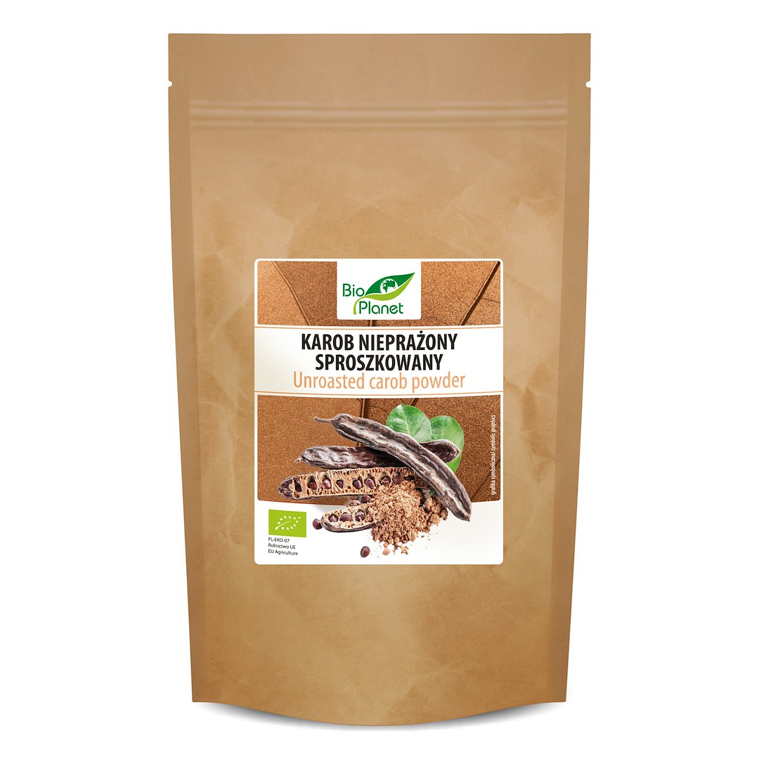 KAROB NIEPRAŻONY SPROSZKOWANY BIO 400 g - BIO PLANET - obrazek 2