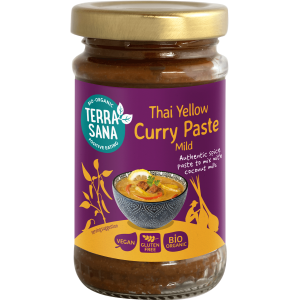 PASTA TAJSKA ŻÓŁTE CURRY BEZGLUTENOWA BIO 120 g – TERRASANA